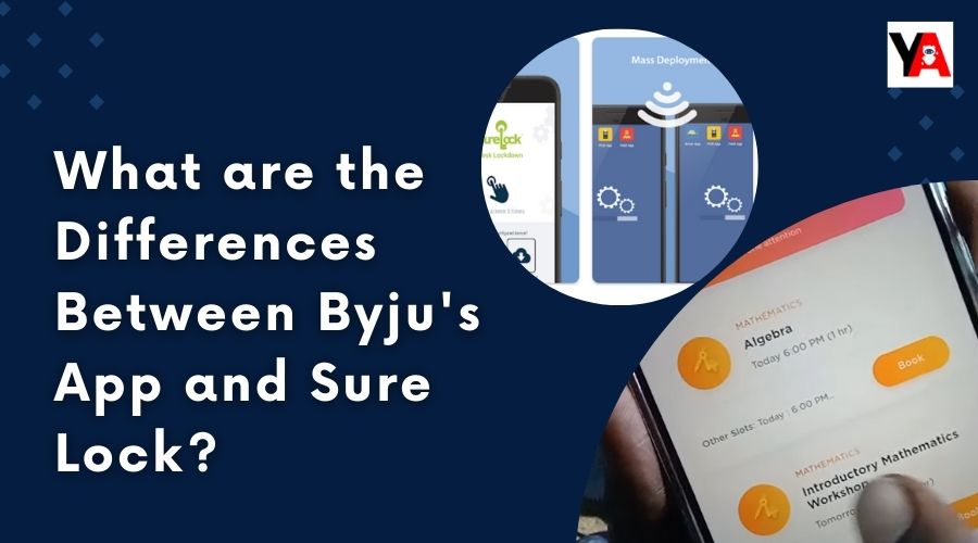 differences between byju's app and sure lock